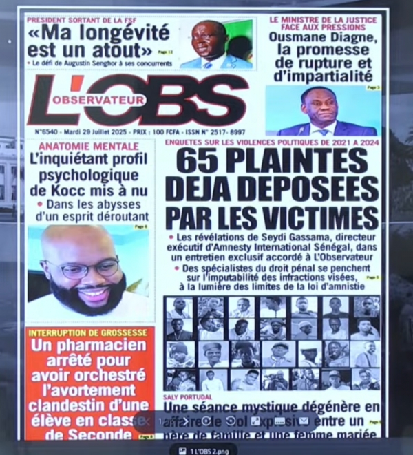 REVUE DES TITRES TFM DE CE 29 JUILLET