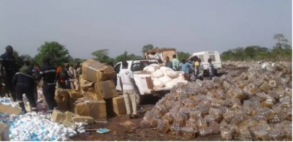 Kédougou : Incinération de plus de 33 tonnes de produits prohibés et impropres à la consommation