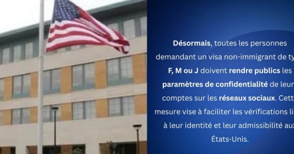 Demande de visa : L’ambassade des Usa à Dakar fixe une toute nouvelle règle ! 