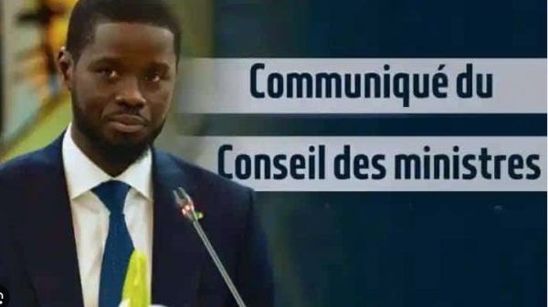 Le communiqué du Conseil des ministres du mercredi 10 septembre 2025