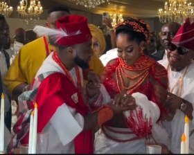 [Video]Nigéria: l’incroyable mariage de Davido et Chioma