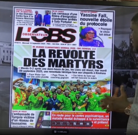 REVUE DE PRESSE TFM DE CE 10 SEPTEMBRE